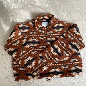 DONATED // AMERICAN EAGLE // half zip teddy